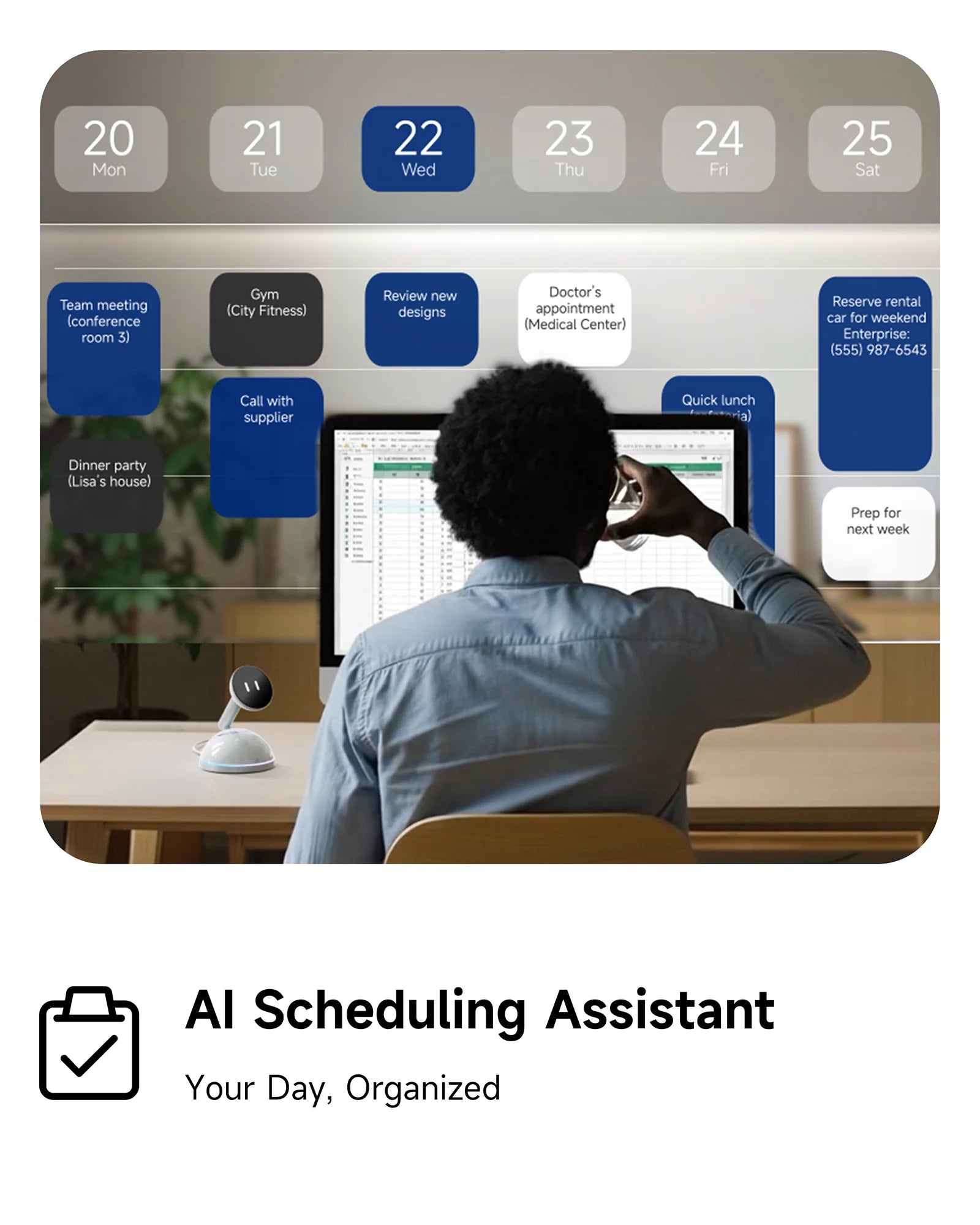 Pre-order the ZEEHOO AIPAL DOCK Real-Time Ai Voice Productivity Companion